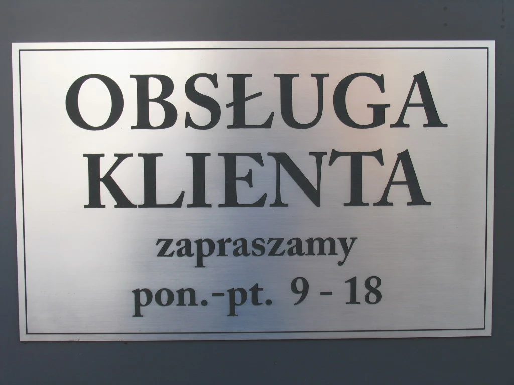 Wejście do obsługi klienta